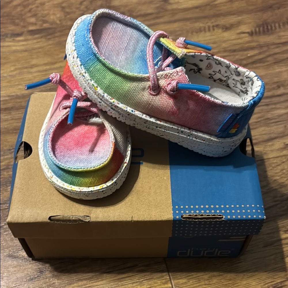 Kids' Rainbow Canvas Shoes